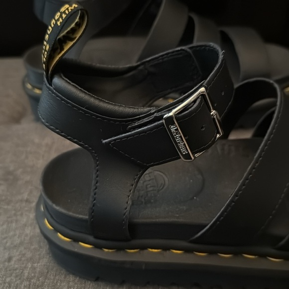 Dr. Martens Black Strappy Sandals - Picture 3 of 6